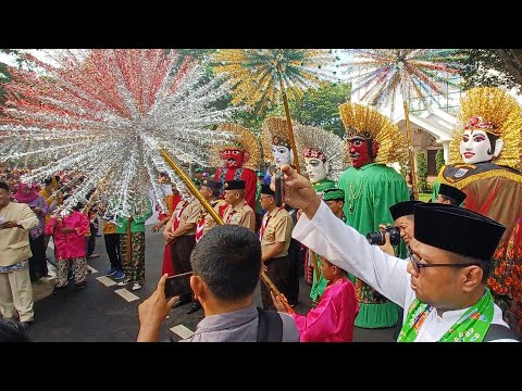 PARADE ONDEL ONDEL BETAWI MENYAMBUT HUT KOTA JAKARTA KE 496 DI TMII ☆☆ ONDEL ONDEL CINTA BETAWI