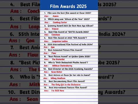 part 1:list of National Film awards winners 🏆 2025| 71st national film awards winners #trending