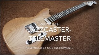 Video thumbnail for Warmoth Jazzcaster/Telemaster Offset Telecaster Fender CS Texas Special Roasted Maple/Ebony Neck by Gob Instruments