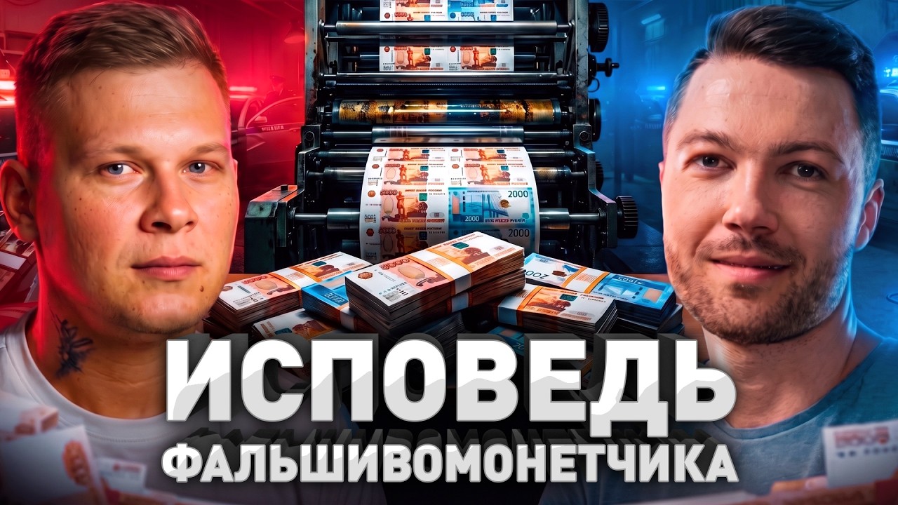 ⚠️ Исповедь фальшивомонетчика: напечатал миллиард фальшивых ₽