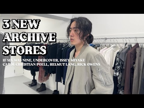 TOKYO 2025 VINTAGE DESIGNER SHOPPING GUIDE [IfSixWasNine/Helmut Lang/Rick Owens]