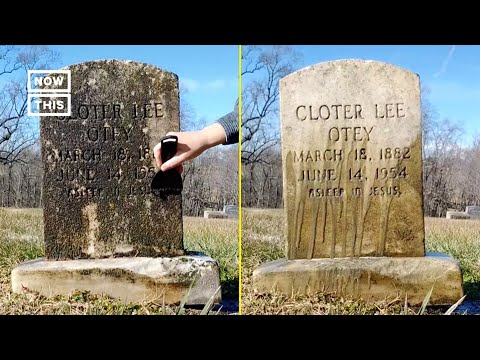 This TikToker Spends Her Free Time Cleaning Old Tombstones. Here's The Difference Between Before And After She Cleans Them