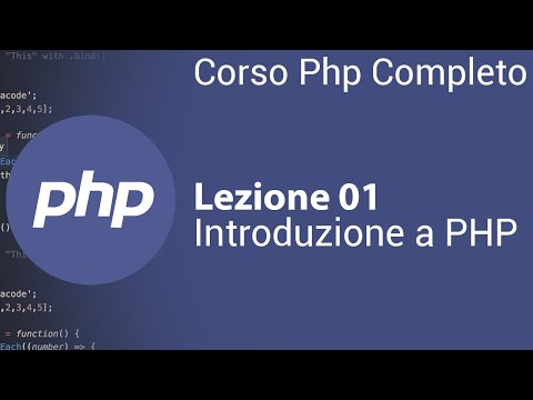 PHP Tutorial Italian 01 - Introduction to Php and XAMPP Installation