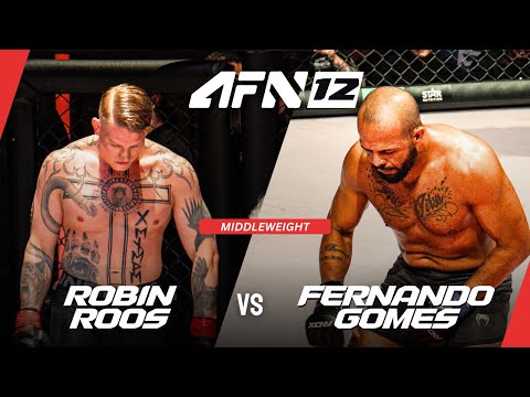 Robin Roos vs Fernando Gomes | Full Fight | AFN 12