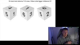 Vad finns pa motsatt sida av tarningarna? - Spatialt