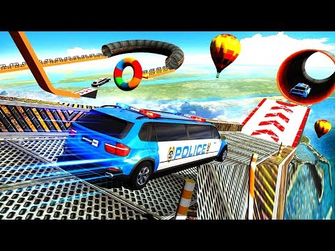 Police Limo Car Stunts GT Racing: Ramp Car Stunt #policecars Android Game
