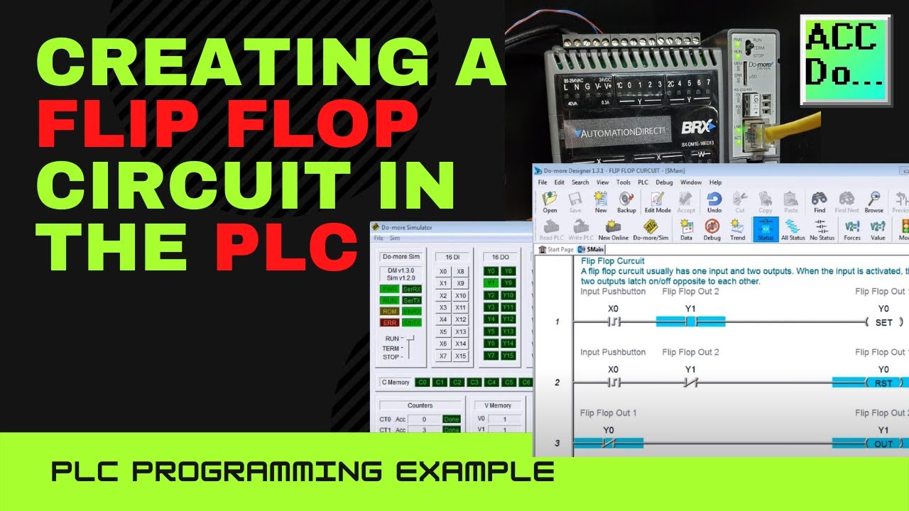 Master PLC Flip-Flops: Toggle Outputs with One Input!