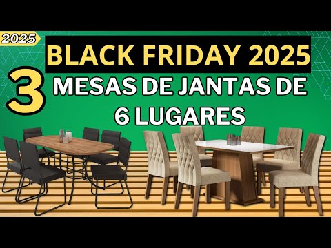 TOP 3 MELHORES Mesas de Jantar de 6 Lugares | Conforto, Segurança e Custo Benefício