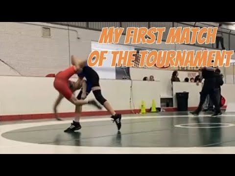 Wrestling Tournament Alberta Open in Edmonton - Davi Fonseca's First Match of the Tournament