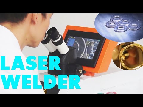 Jewelry laser welding machine with CCD camera I gold/silver/steel portable laser welder