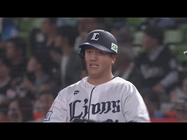 【6回裏】ストレートを弾き返した!! ライオンズ・平沼翔太 ライトへのタイムリーヒット!!  2024年5月21日 埼玉西武ライオンズ 対 千葉ロッテマリーンズ