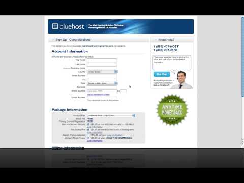 How to Get a Domain Name and Web Hosting from Bluehost