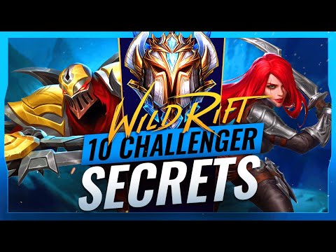10 SECRET Tips & Tricks CHALLENGERS ABUSE in Wild Rift (LoL Mobile)