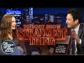Strangest Thing With Sadie Sink The Tonight Show Starring Jimmy Fallon