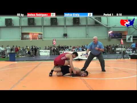 Joshua Rodriguez vs. Joshua Craig at 2013 ASICS University Nationals - FS