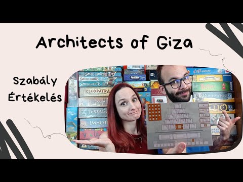 Ez számít újításnak? Architects of Giza társasjáték játékbemutató és szabályismertető - Társasozz Okosan!