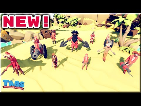 Quick Look! Pirate Faction and All 4 Secret Units + Locations - TABS Pirate UPDATE