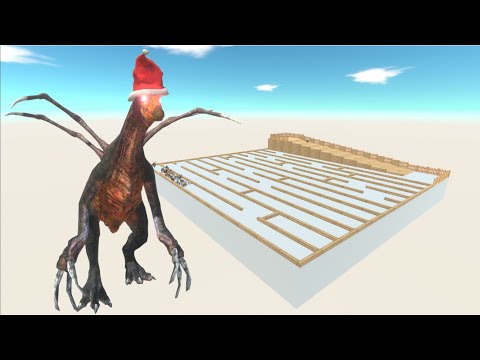 ESCAPE FROM EVIL THERIZINOSAURUS - Animal Revolt Animal Battle