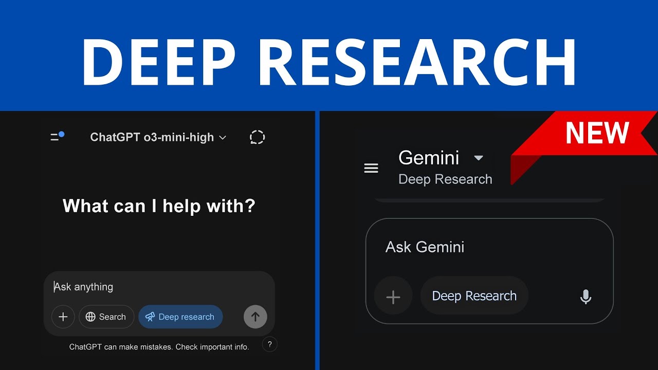 Deep Research: Google (FREE) vs OpenAI o3 ($20): REAL-WORLD EX