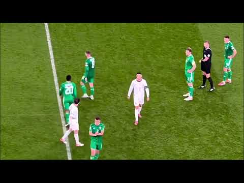 Cristiano Ronaldo Red Card vs Ireland 