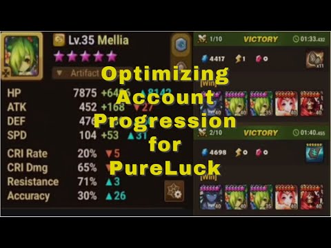 Account Optimization for PureLuck (GB12 and DB12)