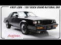 1987 BUICK GRAND NATIONAL GNX - First Look - 262204
