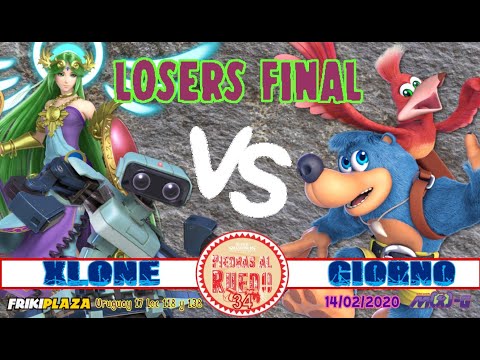 xLone (ROB, Palutena) vs Giorno (Banjo-Kazooie) LOSERS FINAL Piedras al Ruedo 34