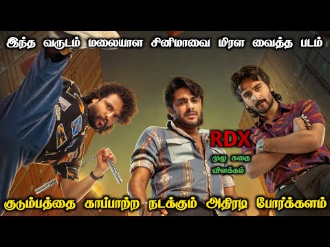 இந்த வருடம் மலையாள சினிமாவை மிரள வைத்த படம் | RDX Tamil Dubbed Full Movie Story Explanation In Tamil