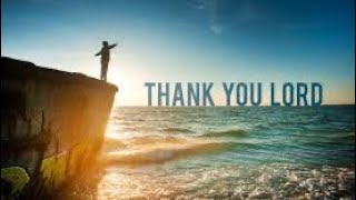 Thank You, Lord