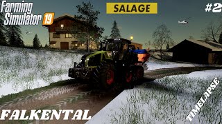 Salage des chemins en Claas Axion | Farming Simulator 19 | Falkental | #2