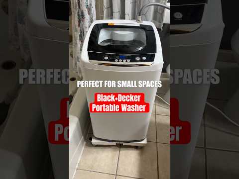 A Washing Machine For Small Spaces - Black+Decker Portable #products #amazon