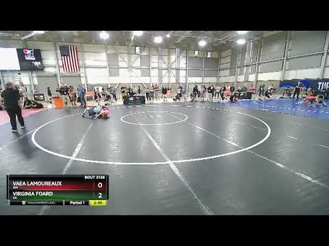 55 Lbs Champ. Round 1 - Vaea LaMoureaux, WA Vs Virginia Foard, VA 719e