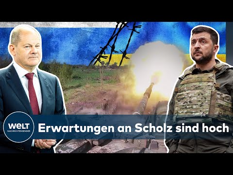 KAMPF UM UKRAINE: Klare Forderungen aus Kiew an Scholz, Macron und Draghi