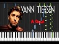 Yann Tiersen - A Quai [Synthesia Tutorial] 