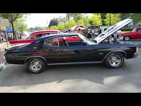 1971 BLACK CHEVROLET CHEVELLE SS 350 SUPERCHARGED ENGINE