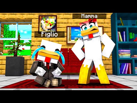 LA MAMMA SGRIDA MIO FIGLIO SU MINECRAFT