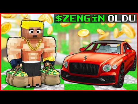 EFEKAN KASLI OLDU, MİLYONER OLDU! 😱 - Minecraft ZENGİN FAKİR HAYATI