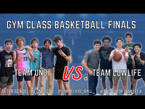 Gym Basketball League Championship- Team Lowlife vs Team Uno