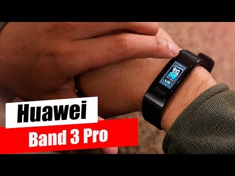 Браслет Huawei Band 3 Pro черный - Видео