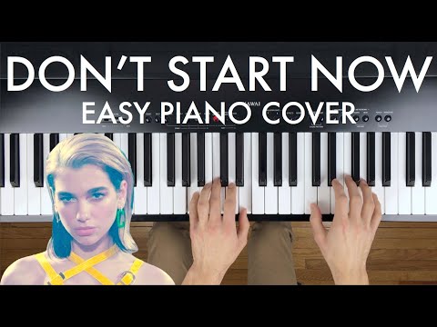 Dua Lipa - Don't Start Now | Easy Piano Cover