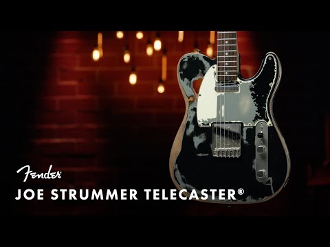 Fender Joe Strummer Signature '66 Telecaster Rosewood Fingerboard - Black over 3-Color Sunburst image 8