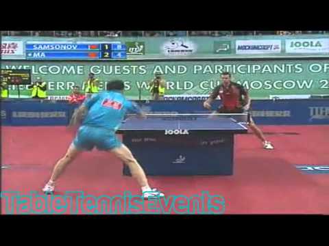Ma Long Vs Vladimir Samsonov : 1/2 Final [World Cup Moscow 2009]