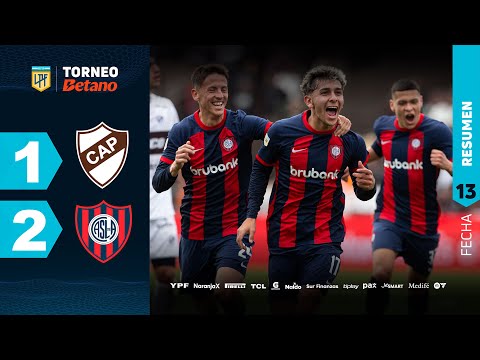 PLATENSE 1 - 2 SAN LORENZO I Resumen del partido | #TorneoBetano 2024