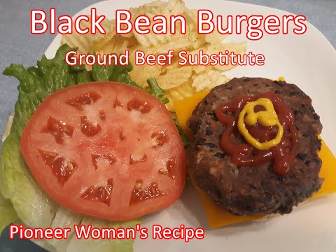 Black Bean Burgers | No Beef Burgers | Pioneer Woman...