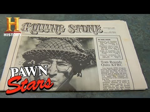 Pawn Stars: Rolling Stone Magazine Issue #1 | History
