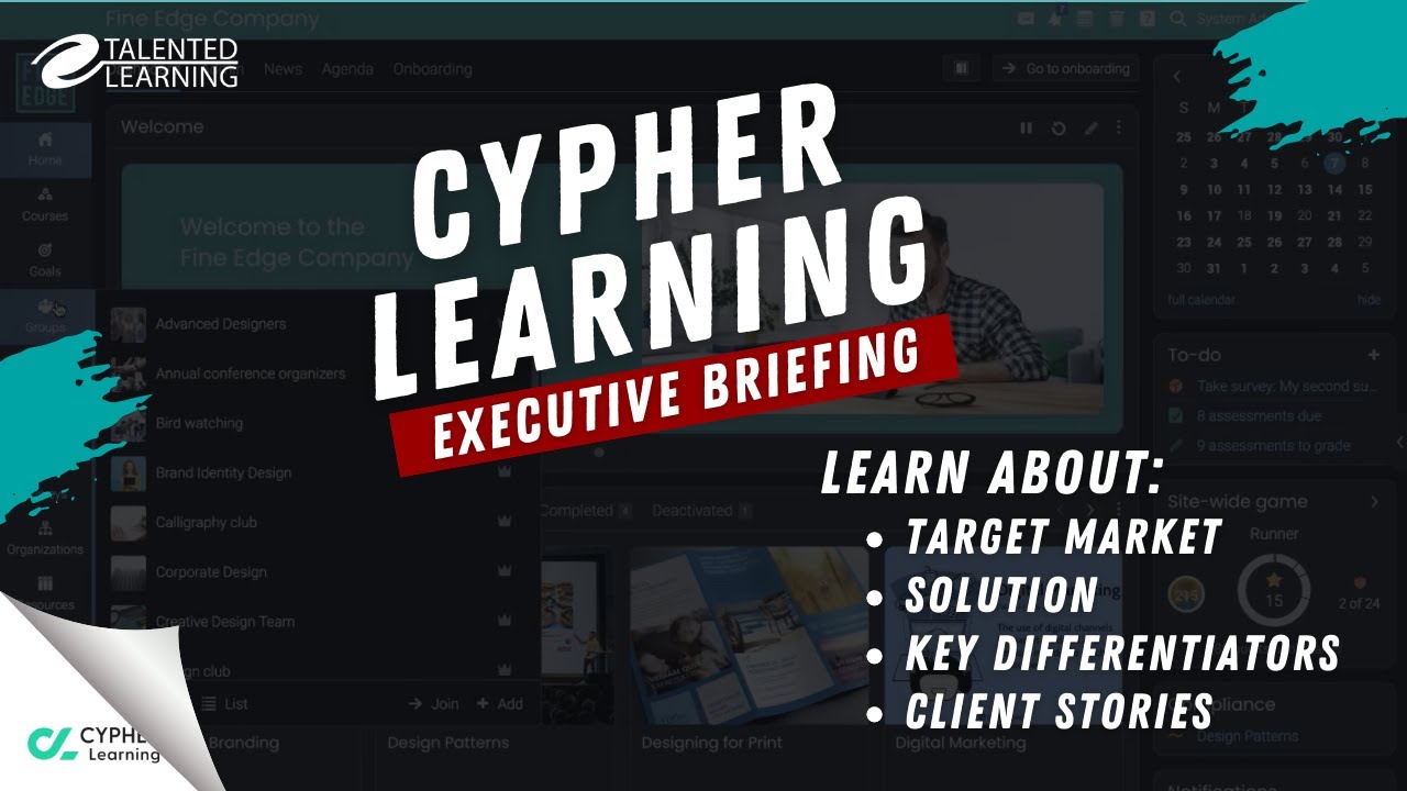 CYPHER Learning - Learning Management System Executive Briefing (2023) - Talented Learning