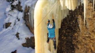 preview picture of video 'Utah Climbing Club - Maple Canyon Ice Climbing, Left Hand Fork Routes'