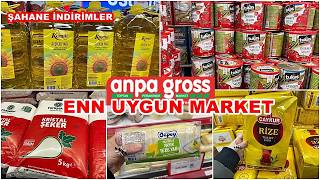ANPA GROSS MARKET MUHTEŞEM İNDİRİMLER💃KOŞUUN💃MARKET ALIŞVERİŞİ🛒GÜNCEL FİYATLAR💲/