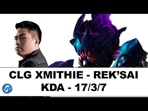 CLG Xmithie - Rek'Sai Jungle - NA SoloQ