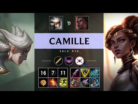 Camille Mid vs Mel - KR Master Patch 25.15